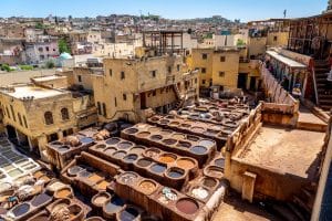 Tanneries au Maroc